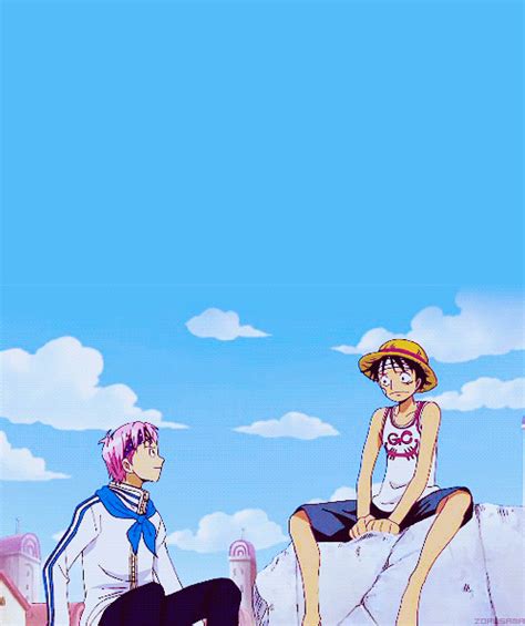 Luffy and Coby | One piece anime, One piece drawing, One piece coby