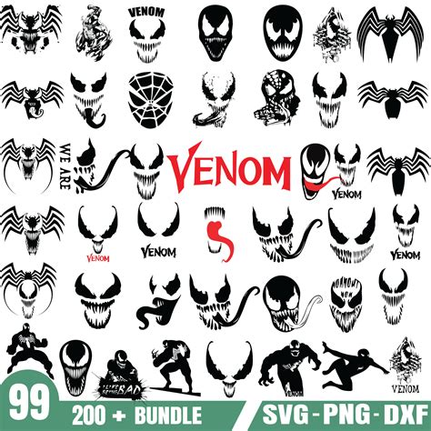 Venom Logo Stencil