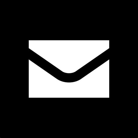 White Email Icon #320634 - Free Icons Library