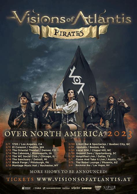 VISIONS OF ATLANTIS: Pirates Over North America 2023, Come and Take It Live, Austin, 1 March ...