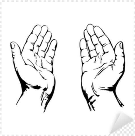 Praying Hands - Praying Hands Drawing Open, HD Png Download - 309x311 (#212325) PNG Image - PngJoy