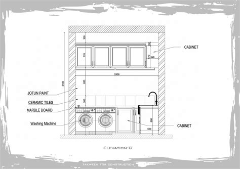 Working Drawings For Laundry Room on Behance