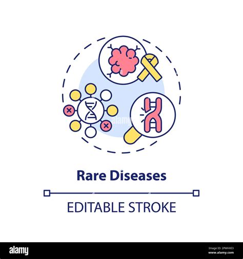 Rare diseases concept icon Stock Vector Image & Art - Alamy