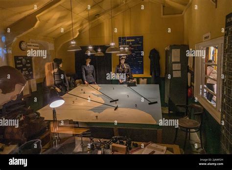 RAF Bomber Command Control Room reconstruction in the Eden Camp Modern ...