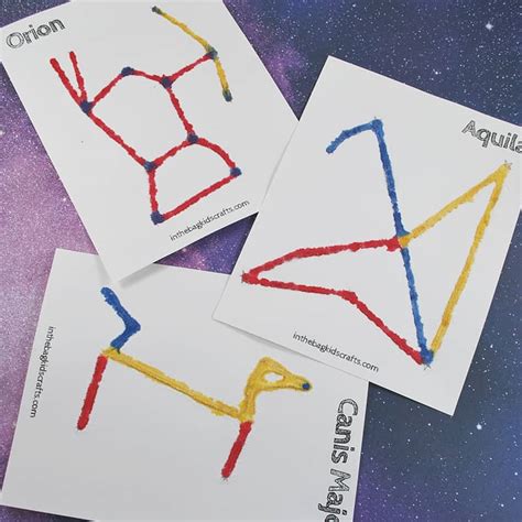 Sensory Constellation Activity for Kids (Free Printables) • In the Bag ...