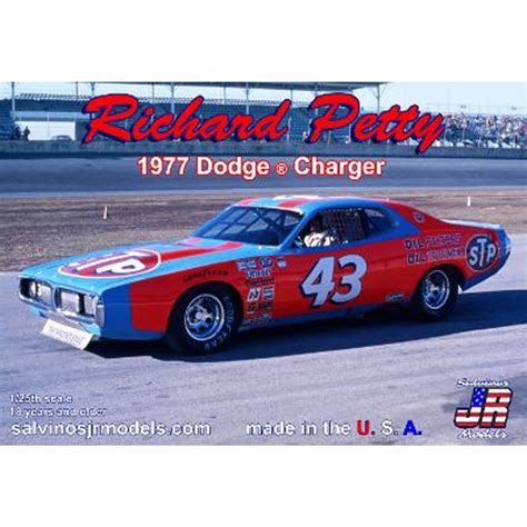 Richard Petty #43 1977 Dodge Charger STP Model Car Kit | Shop the Legacy Motor Club Official Store