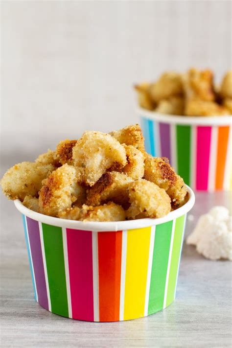 Healthy Vegetarian Cauliflower Popcorn, Snacks Ready To Eat Stock Image ...