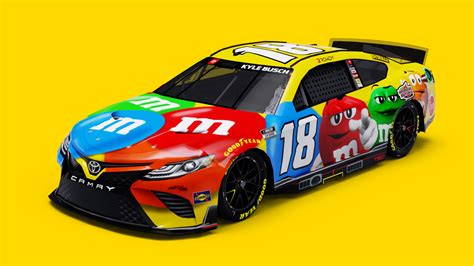 2022 Kyle Busch #18 M&M's (NCS22) (LA Coliseum) | Stunod Racing