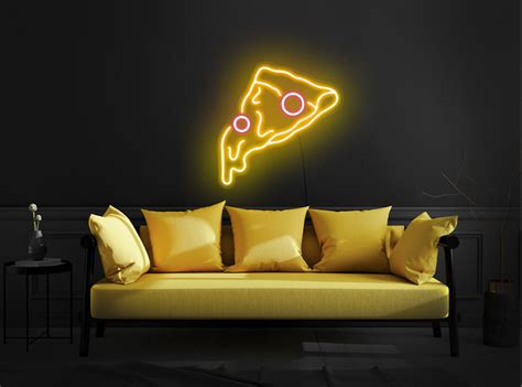 Pizza Neon Signpizza Led Signpizza Neon Lightpizza Wall - Etsy