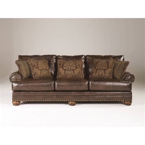 15 Photos Brown Leather Sofas with Nailhead Trim