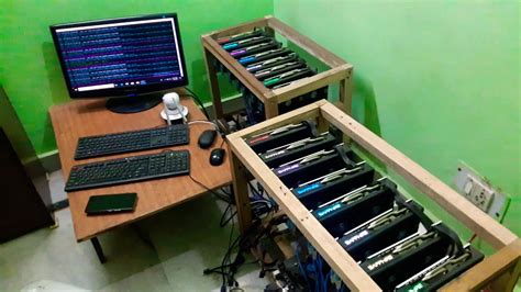 Ethereum Mining Setup 220 Mh/s Rx 580 8 Gpu mining rig Delhi ...