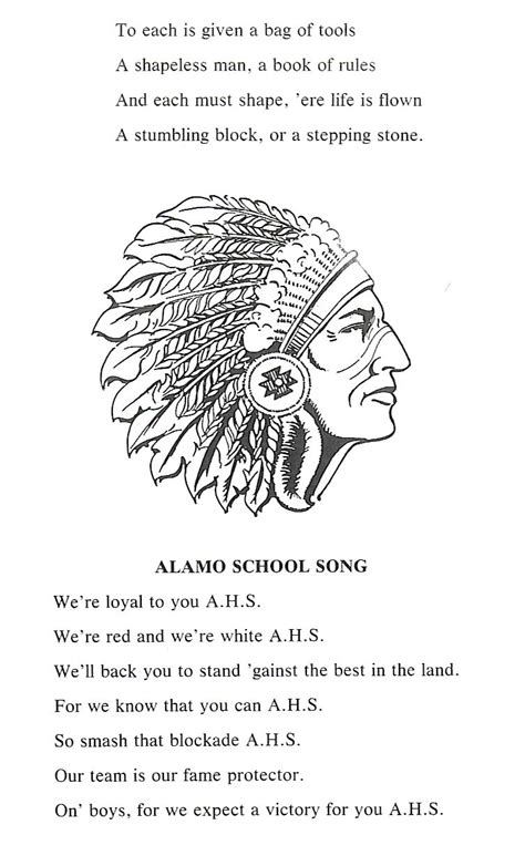 thewarrior: The Alamo School Song