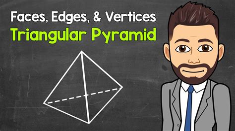 How Many Faces, Edges, and Vertices Does a Triangular Pyramid Have? | Geometry | Math with Mr. J ...