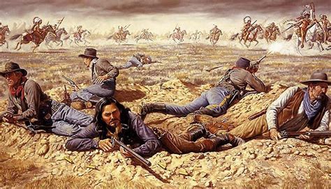 The Long Shot - Texas Hill Country | American indian wars, Western artwork, Historical art