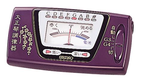 SEIKO Taisho Koto tuning instrument with soft case ‎ST-300 PRP Battery — akibashipping