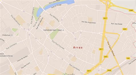 Map of Arras