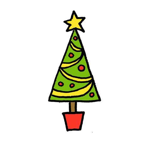 How to Draw a Christmas Tree: 4 Cartoon Tutorials | Craftsy