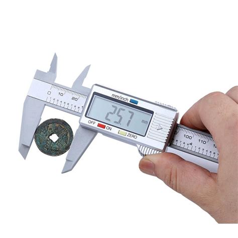 50mm/6inch LCD Digital Electronic Caliper Vernier Caliper Measuring Tools Plastic Micrometer ...