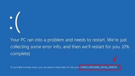 Top Solutions to "Video_Dxgkrnl_Fatal_Error" in Windows 10