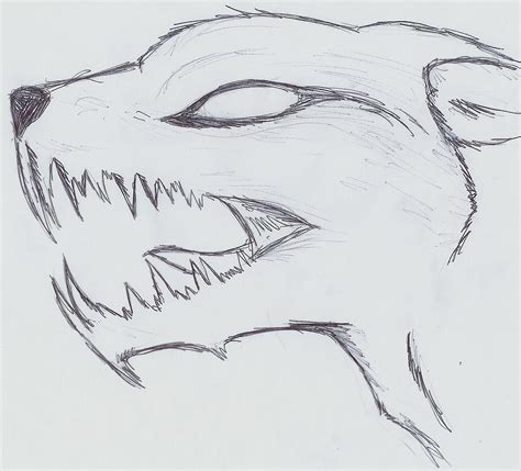 Demon Wolf Drawing - Pin On Wolf Art & Alpha Fantasy | Dekorisori