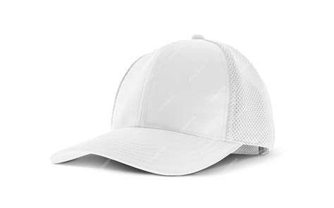 Premium Photo | Blank white canvas cap for premium clothing accessary ...