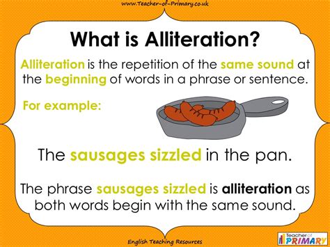 Introducing Alliteration - KS1 | Teaching Resources