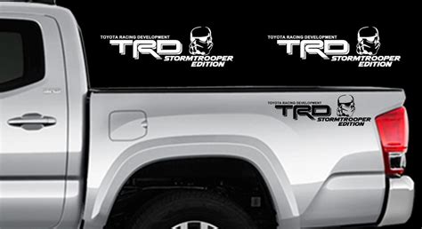 Product: TRD STORMTROOPER EDITION Decals Toyota Tacoma Tundra Star Wars ...