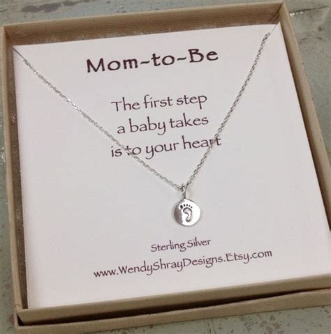 New Mom jewelry new mom necklace tiny by WendyShrayDesigns on Etsy