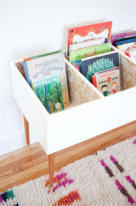 Awesome DIY Kids Book Bin Projects | Home Design And Interior