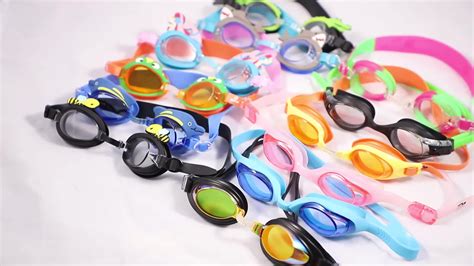 Swimming Pool Accessories High Definition Professional Silicone Logo Swimming Goggles With ...