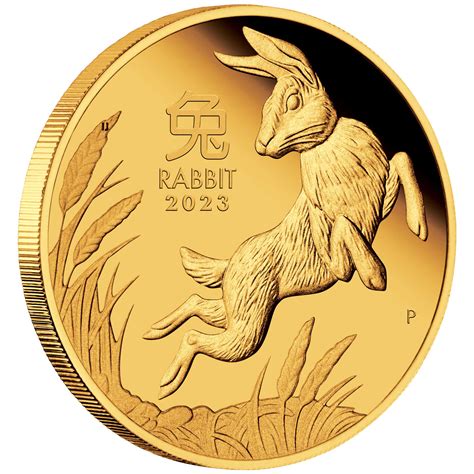 2023 Year of the Rabbit 1/10oz Gold Proof Coin