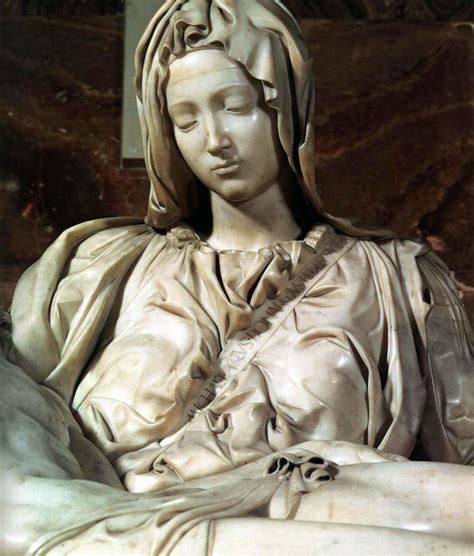 Pieta By Michelangelo Signature