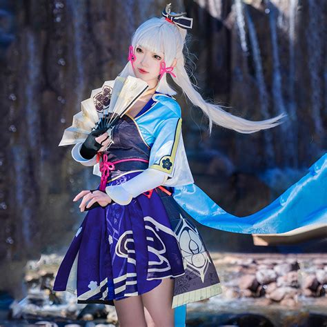 Genshin Impact Ayaka Cosplay Costume – Gcosplay