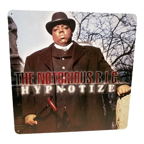 Notorious BIG - Hypnotize Album Cover Metal Print Tin Sign 12"x 12 ...