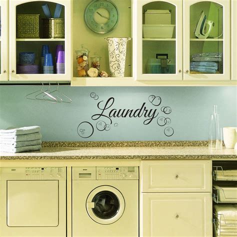 Laundry Room Wall Decal - Custom Wall Decal for Laundry Room, Wall ...