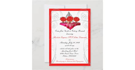 Coronation Victory Brunch Custom Invitations | Zazzle