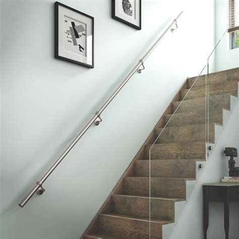 Stainless Steel Handrail Kit (L)3600mm | Departments | TradePoint