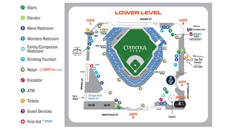 Comerica Center Seating Chart | Portal.posgradount.edu.pe