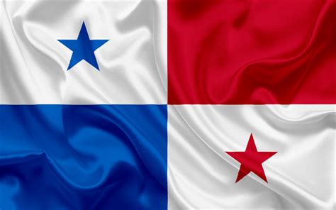 Download wallpapers Panama flag, Panama, silk flag, national symbols ...