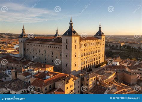 Alcazar of Toledo - Spain stock photo. Image of landscape - 267537388