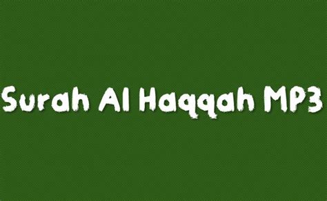 Surah Al Haqqah Beautiful Recitation By Shiekh Abdul Basit