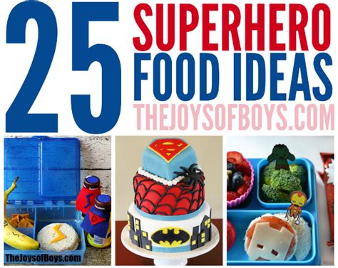 Superhero Party Food Ideas