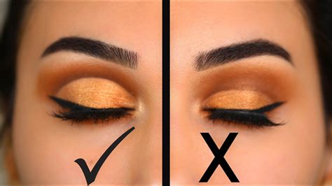 How to PERFECT Cut Crease for SEMI HOODED Eyes - YouTube