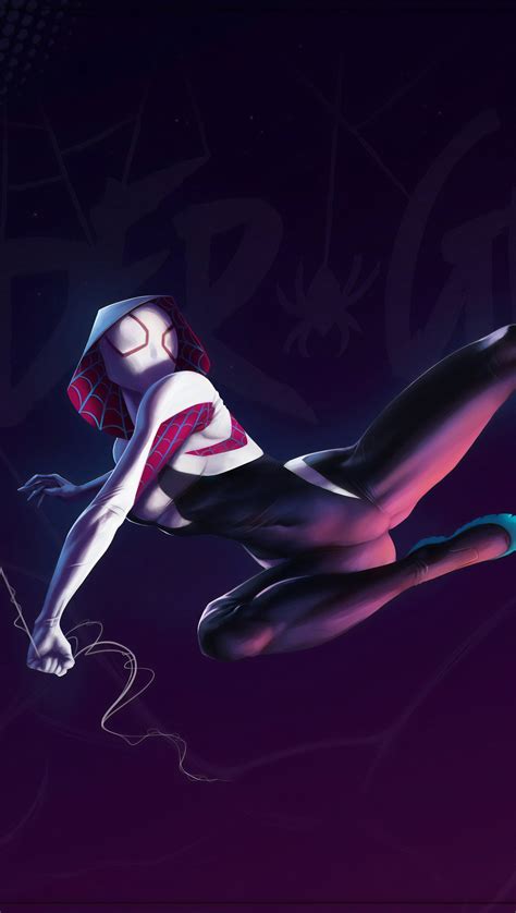 Spider Gwen Stacy in Spider-Man: Into the Spider-Verse Wallpaper 4k HD ...