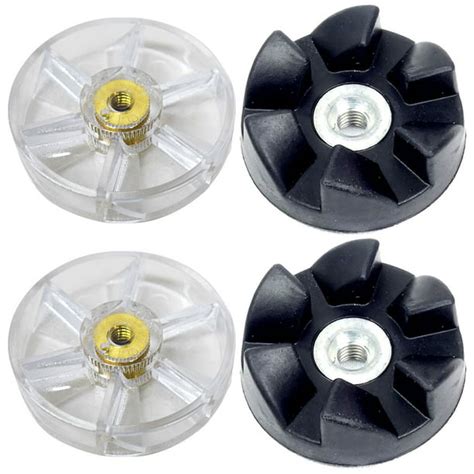 2 Pack Motor Gear and Rubber Gear Replacement Parts Compatible with NutriBullet 600W 900W ...