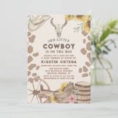 Western Rustic Cowboy baby shower Invitation | Zazzle