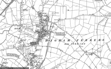 Historic Ordnance Survey Map of Higham Ferrers, 1899