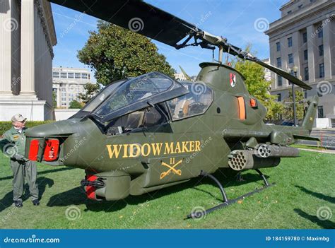 Bell AH-1 Cobra Helicopter, Flown during the Vietnam War Editorial Image - Image of forces ...