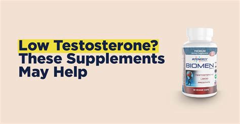 Low Testosterone? These Supplements May Help | Professional Supplement Center