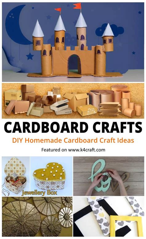 DIY Cool Homemade Cardboard Craft Ideas pin large (1) • K4 Craft